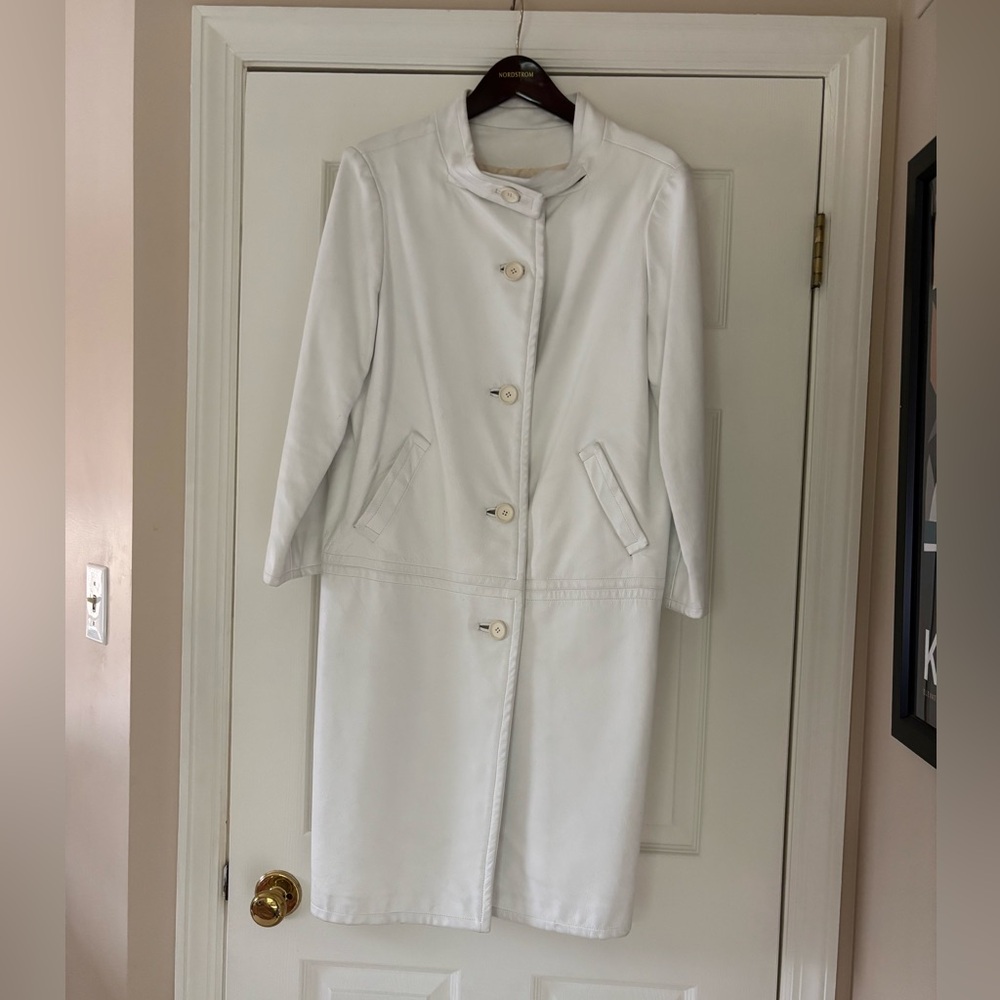 Vintage 1960 Samuel Roberts Leather Coat